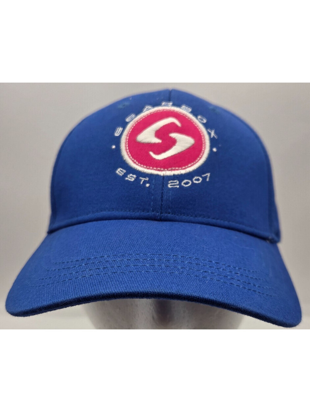 Gearbox Sports Adjustable Snapback Hat Blue Embroidered Logo EST 2007 NWT Cap